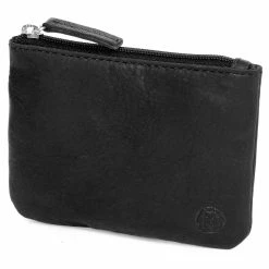 Lucleon Montreal | Sporty Black RFID Leather Pouch