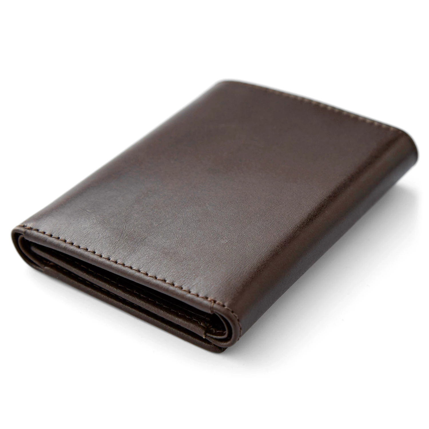 Lucleon Brown Leather Trifold Wallet With RFID Blocker 5 Lucleon Brown Leather Trifold Wallet With RFID Blocker - Image 5