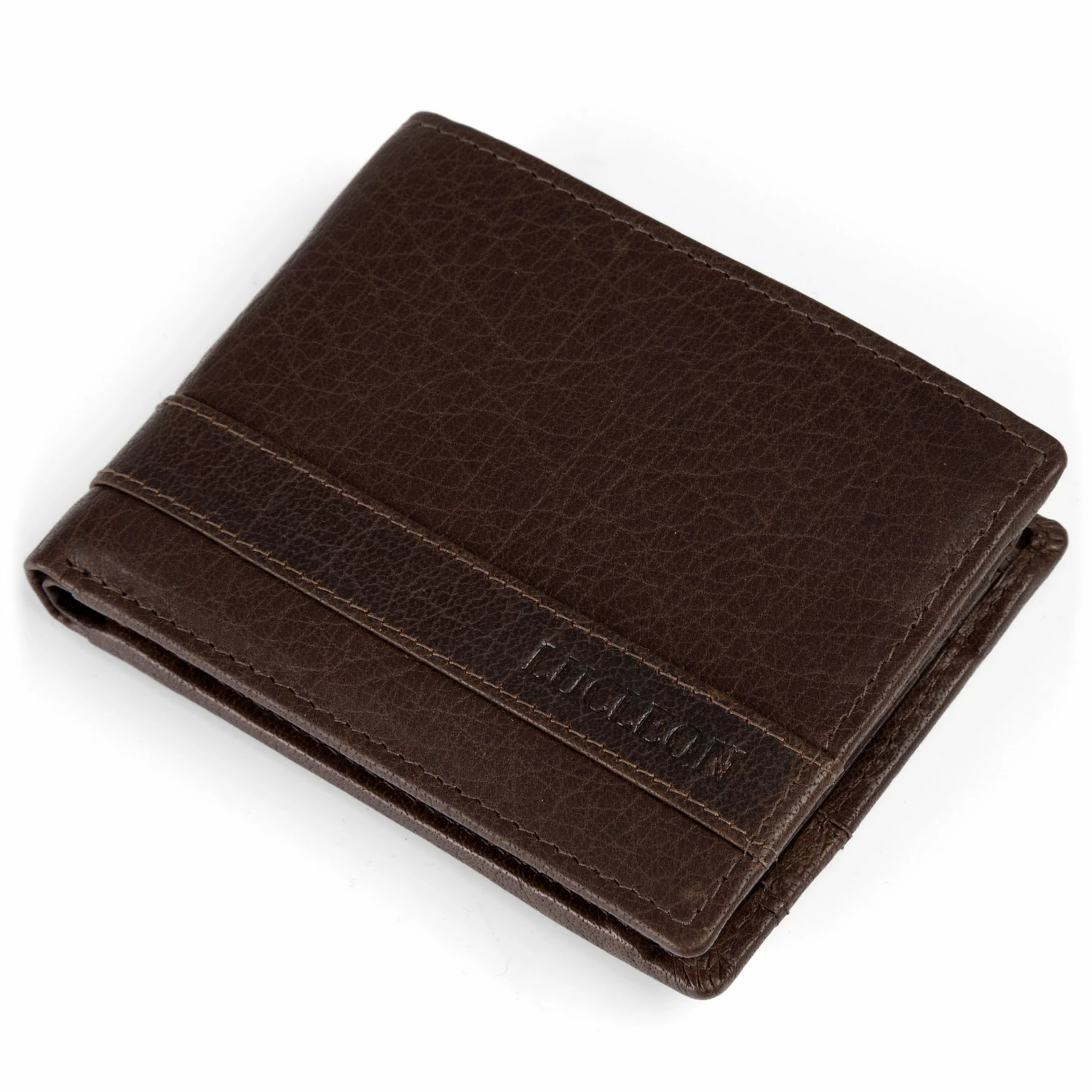 Lucleon Montreal | Bifold Brown RFID Leather Wallet 4 Lucleon Montreal | Bifold Brown RFID Leather Wallet - Image 4