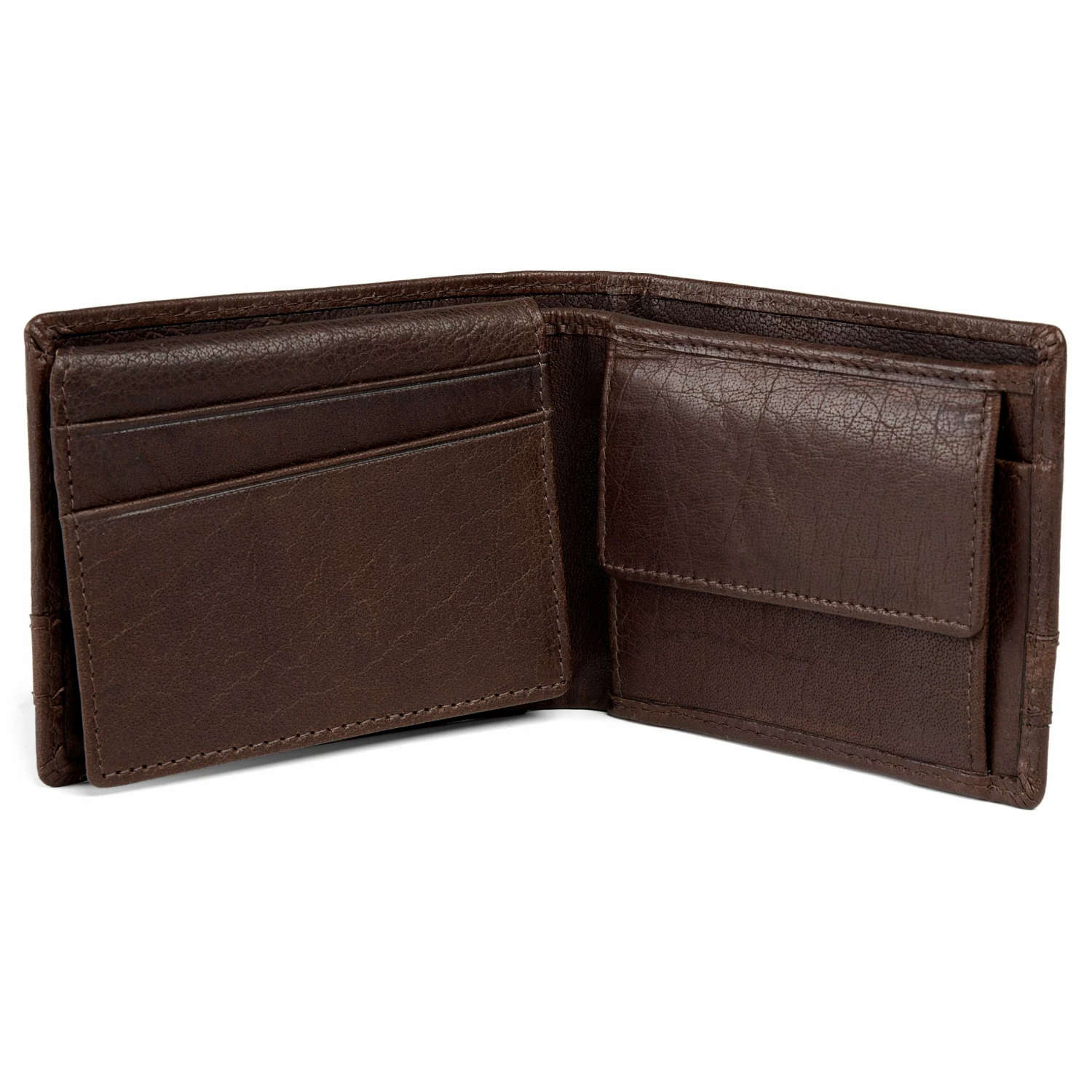 Lucleon Montreal | Bifold Brown RFID Leather Wallet 2 Lucleon Montreal | Bifold Brown RFID Leather Wallet - Image 2