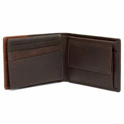 Lucleon Montreal | Dotty Brown & Tan RFID Leather Wallet -MEN WALLETS store 2 4 136 scaled