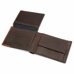 Lucleon Montreal | Dotty Brown & Tan RFID Leather Wallet -MEN WALLETS store 2 5 77 scaled