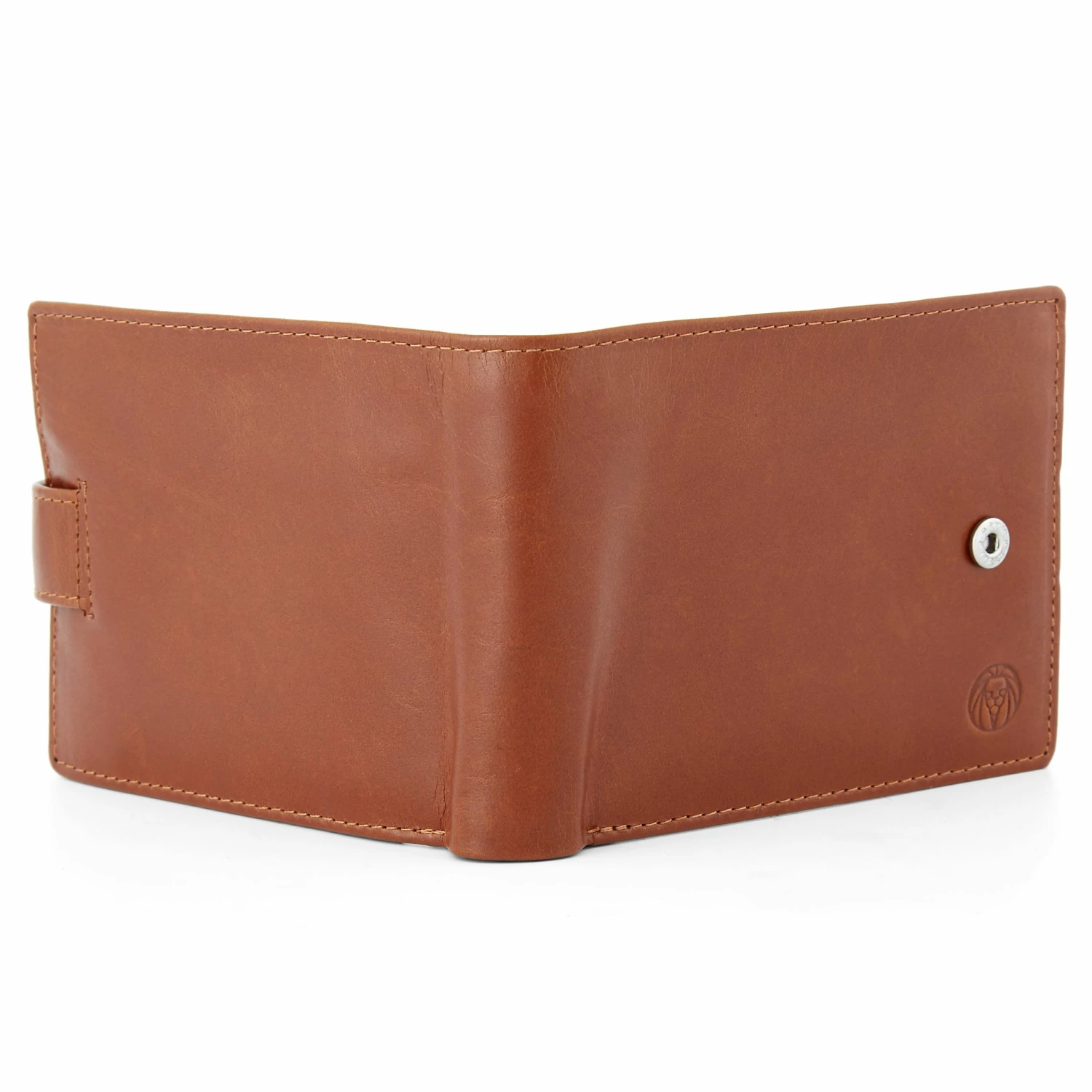 Lucleon Tan Ergonomic Leather Wallet 6 Lucleon Tan Ergonomic Leather Wallet - Image 6
