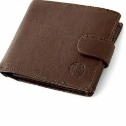 Lucleon California | Brown Ergonomic Leather Wallet -MEN WALLETS store 2 7 15