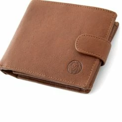 Lucleon California | Tan Ergonomic Leather Wallet -MEN WALLETS store 2 7 16