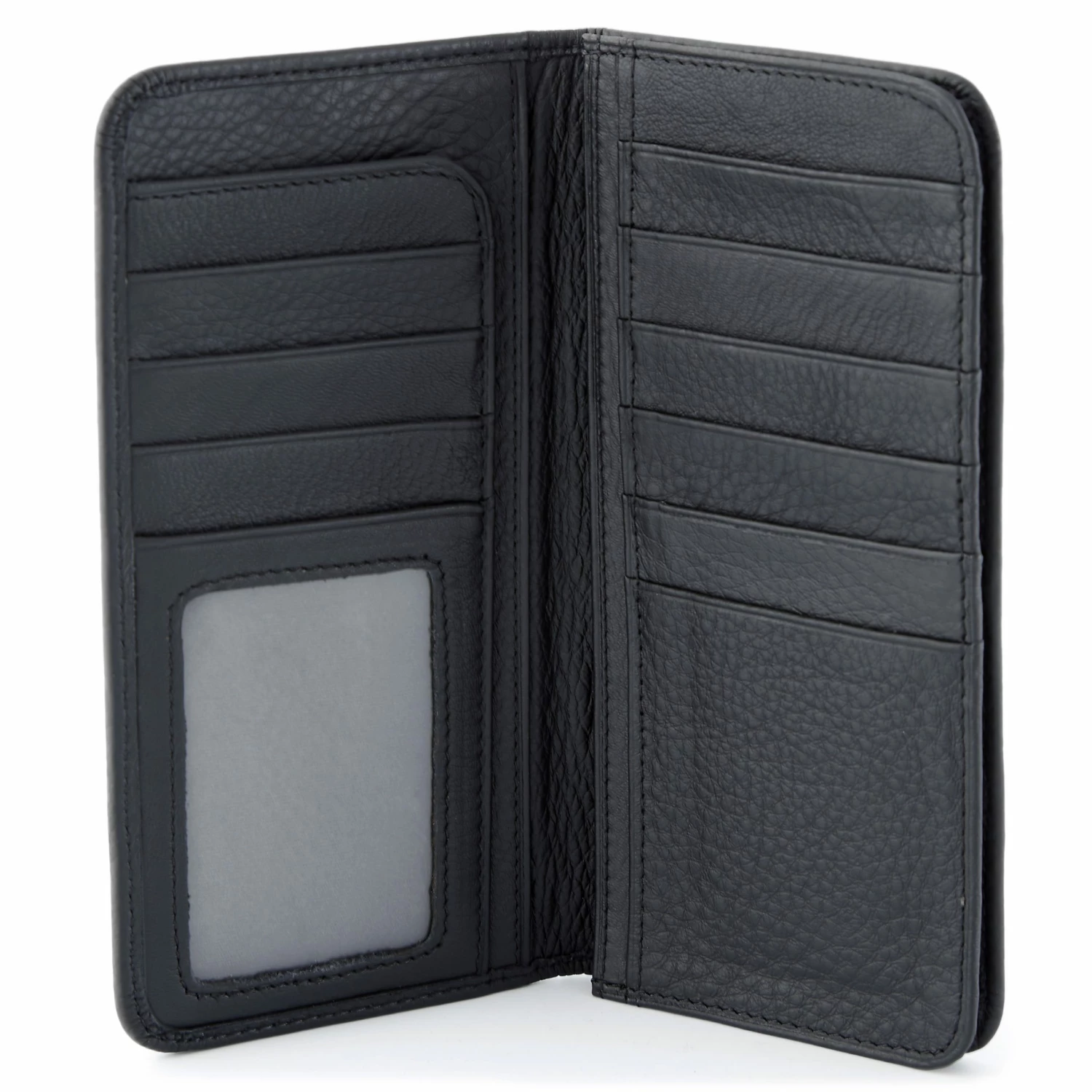 Collin Rowe Elegant Large Black Leather Wallet 2 Collin Rowe Elegant Large Black Leather Wallet - Image 2