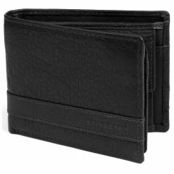 Lucleon Montreal | Bifold Black RFID Leather Wallet