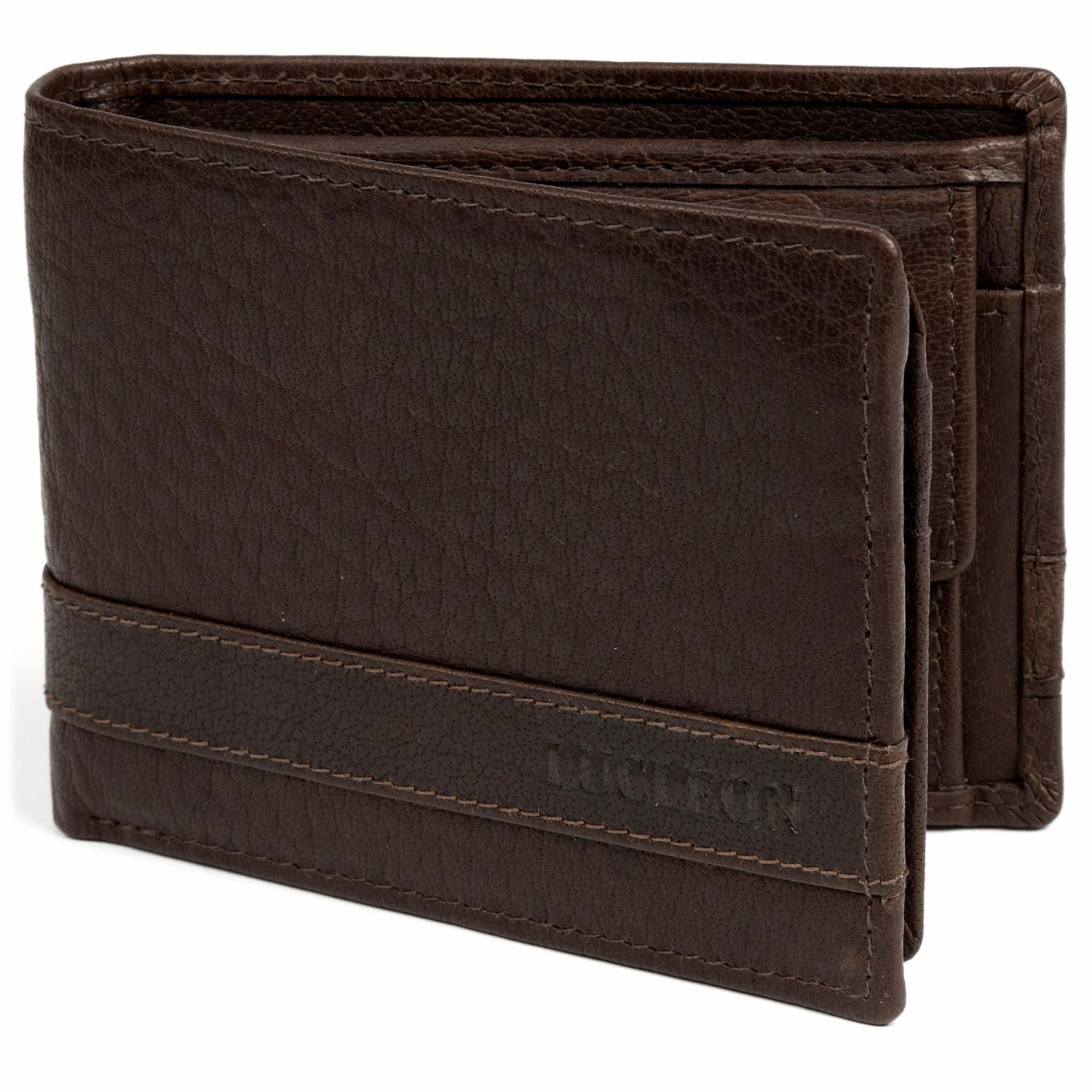 Lucleon Montreal | Bifold Brown RFID Leather Wallet 1 Lucleon Montreal | Bifold Brown RFID Leather Wallet
