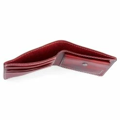 Salt & Hide Red Bi-Fold Leather Wallet -MEN WALLETS store 20 1 133 scaled