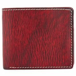 Salt & Hide Red Bi-Fold Leather Wallet -MEN WALLETS store 20 3 33 scaled
