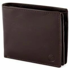 Lucleon Dark Brown Leather Wallet
