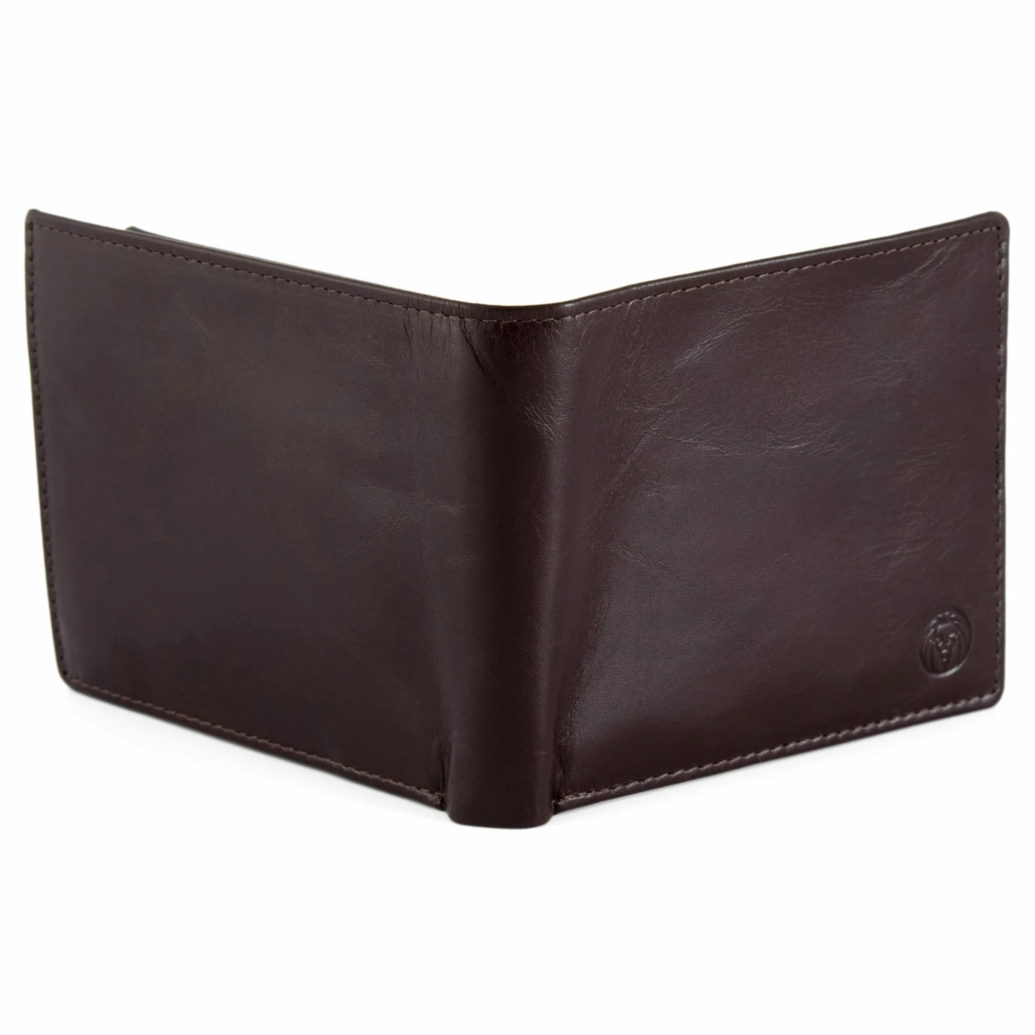 Lucleon Dark Brown Leather Wallet 6 Lucleon Dark Brown Leather Wallet - Image 6