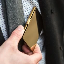 Lucleon Gold-Tone Card Holder -MEN WALLETS store 2239 cardholder 1 scaled