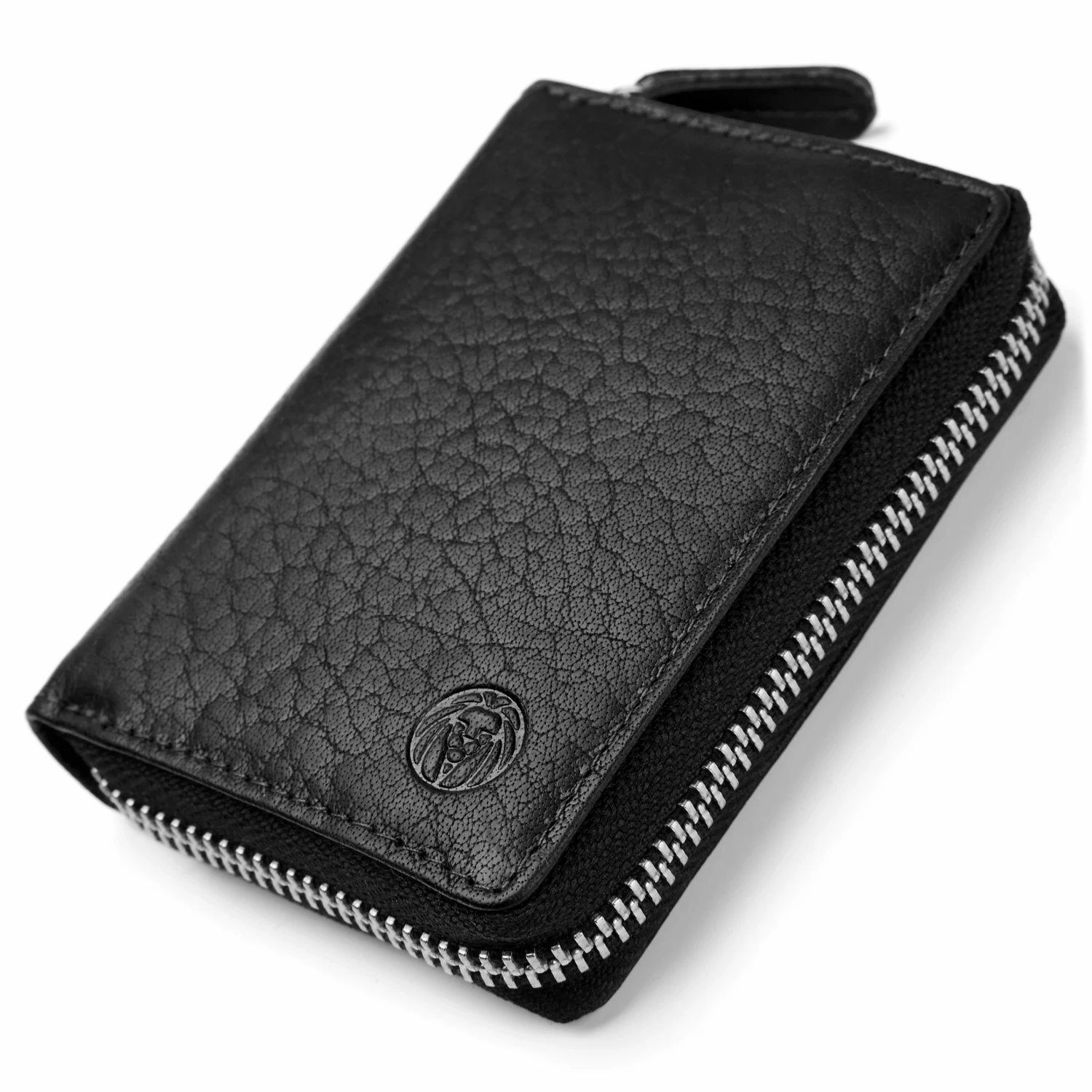 Lucleon Montreal | Black RFID Leather Card Holder 3 Lucleon Montreal | Black RFID Leather Card Holder - Image 3