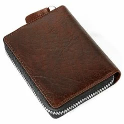 Lucleon Montreal | Tan RFID Leather Card Holder -MEN WALLETS store 23 4 47 scaled