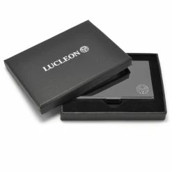 Lucleon Black Steel Cardholder 10 Lucleon Black Steel Cardholder -MEN WALLETS store 2 17 13 1 1