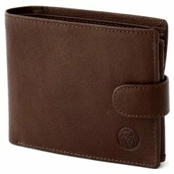 MEN WALLETS store 14 Lucleon California | Brown Ergonomic Leather Wallet
