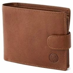 Lucleon California | Tan Ergonomic Leather Wallet
