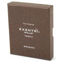 Exentri Brown Leather Card Holder With RFID Blocker -MEN WALLETS store 3 1 10 2 scaled