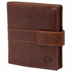 Lucleon Montreal | Vertical Tan RFID Leather Wallet