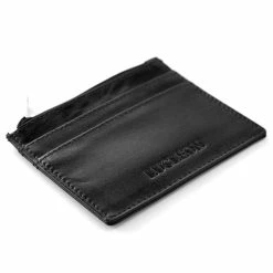 Lucleon Black Leather Multi Zip Card Holder With RFID Blocker 8 Lucleon Black Leather Multi Zip Card Holder With RFID Blocker -MEN WALLETS store 3 1 135 1 45 1 15