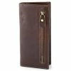 Collin Rowe Chestnut Brown RFID Leather Wallet