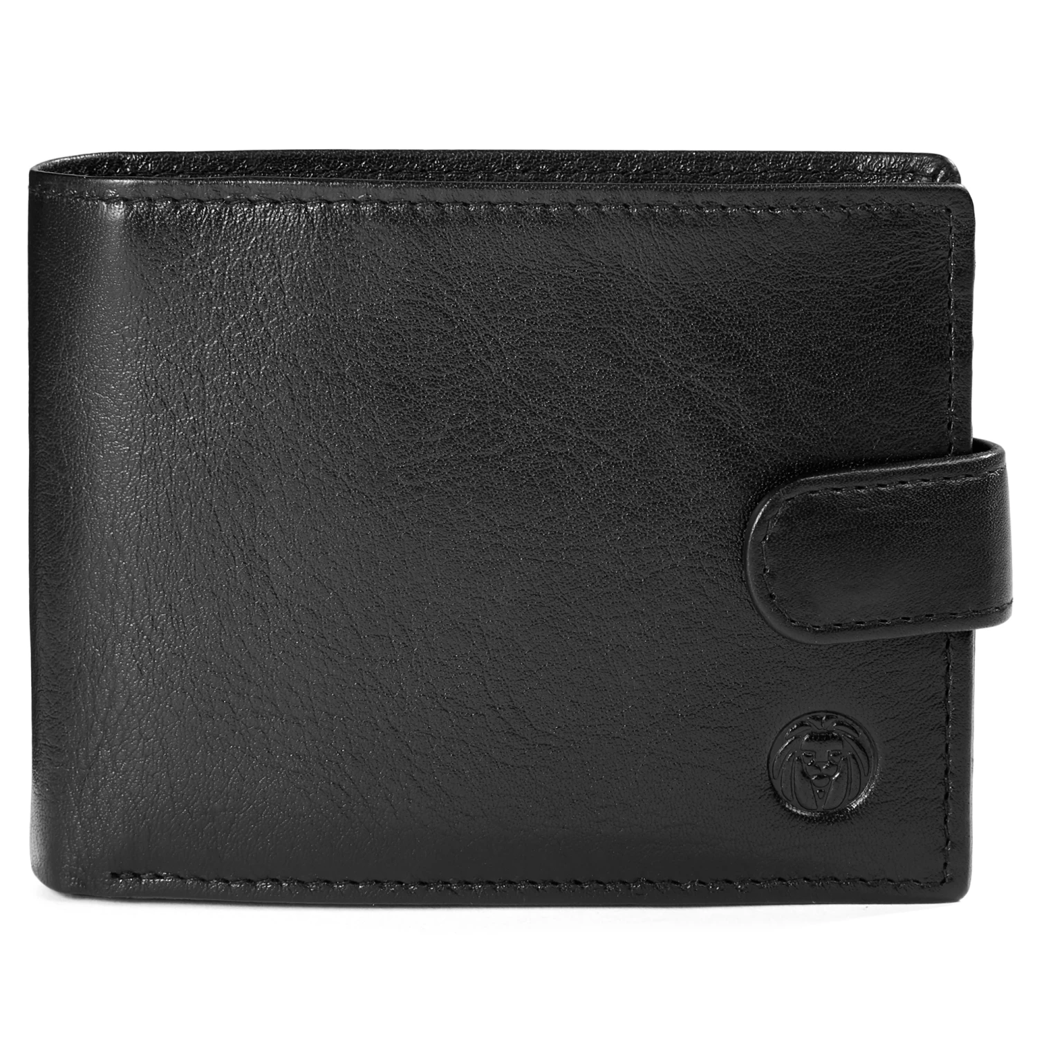 Lucleon Black Ergonomic Leather Wallet 5 Lucleon Black Ergonomic Leather Wallet - Image 5