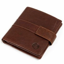 Lucleon Montreal | Vertical Tan RFID Leather Wallet -MEN WALLETS store 3 3 4 3 scaled