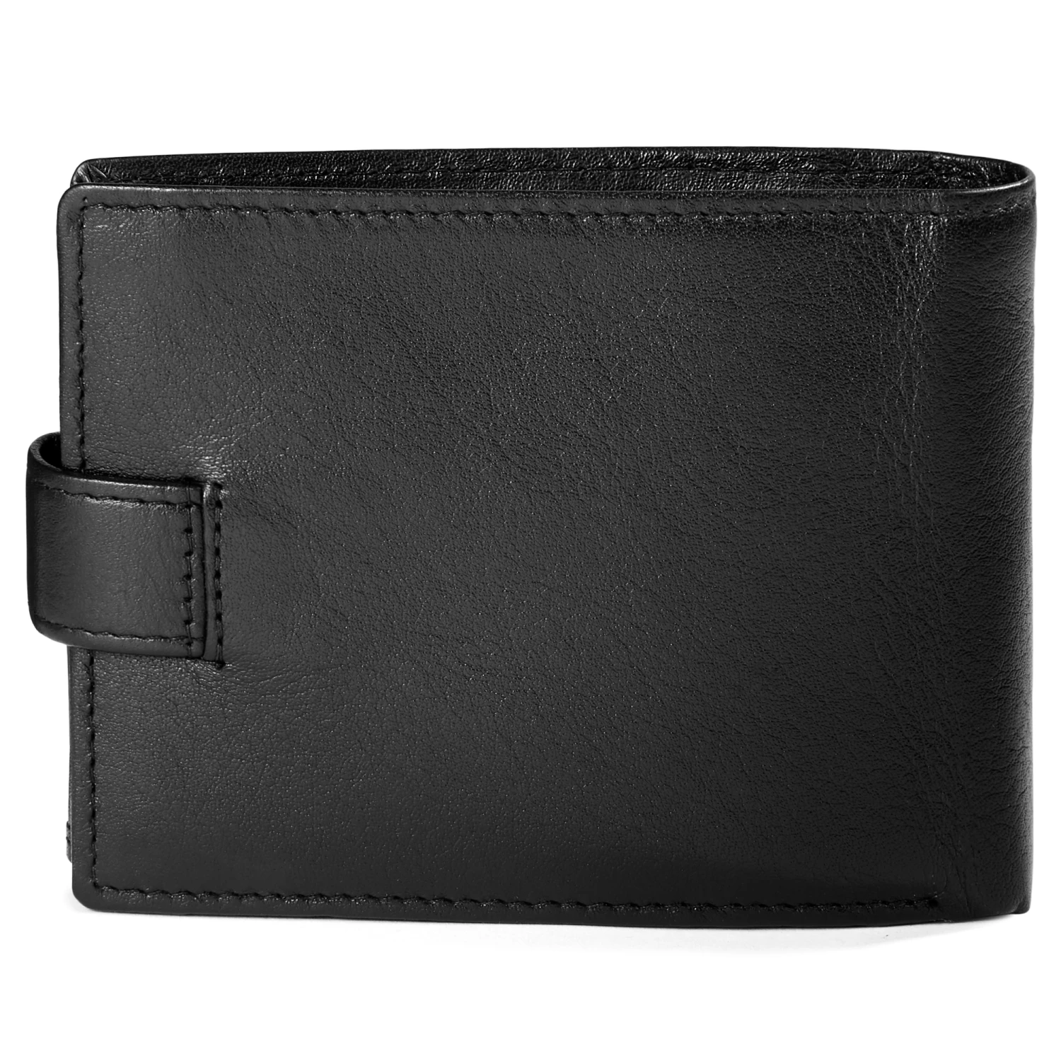 Lucleon Black Ergonomic Leather Wallet 6 Lucleon Black Ergonomic Leather Wallet - Image 6