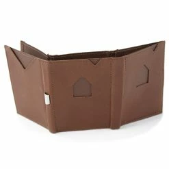 Exentri Brown Leather Card Holder With RFID Blocker -MEN WALLETS store 3 4 2 2 scaled