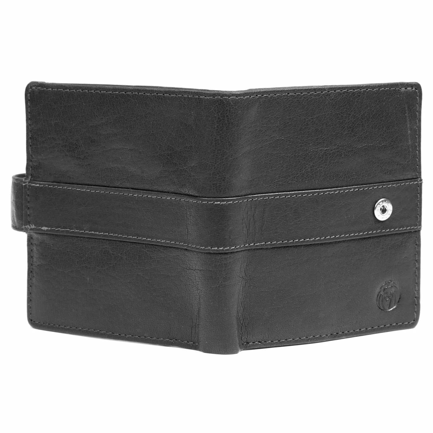 Lucleon Montreal | Vertical Black RFID Leather Wallet 5 Lucleon Montreal | Vertical Black RFID Leather Wallet - Image 5