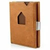 Exentri Tan Leather Card Holder With RFID Blocker