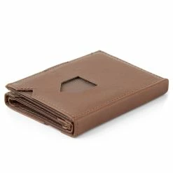 Exentri Brown Leather Card Holder With RFID Blocker -MEN WALLETS store 3 6 34 scaled