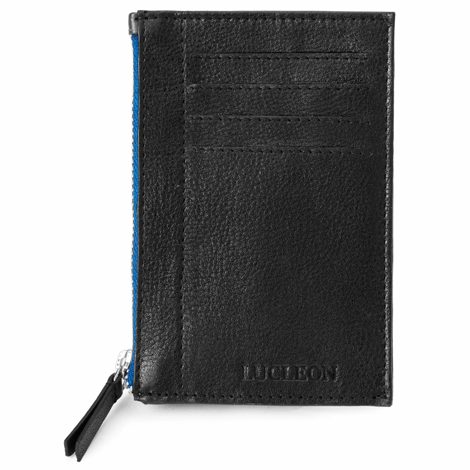 Lucleon Larry | Black Leather RFID Card Holder 1 Lucleon Larry | Black Leather RFID Card Holder