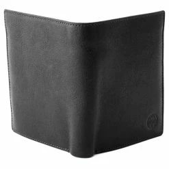 Lucleon California | Black Stand-Up Leather Wallet -MEN WALLETS store 4 2 173