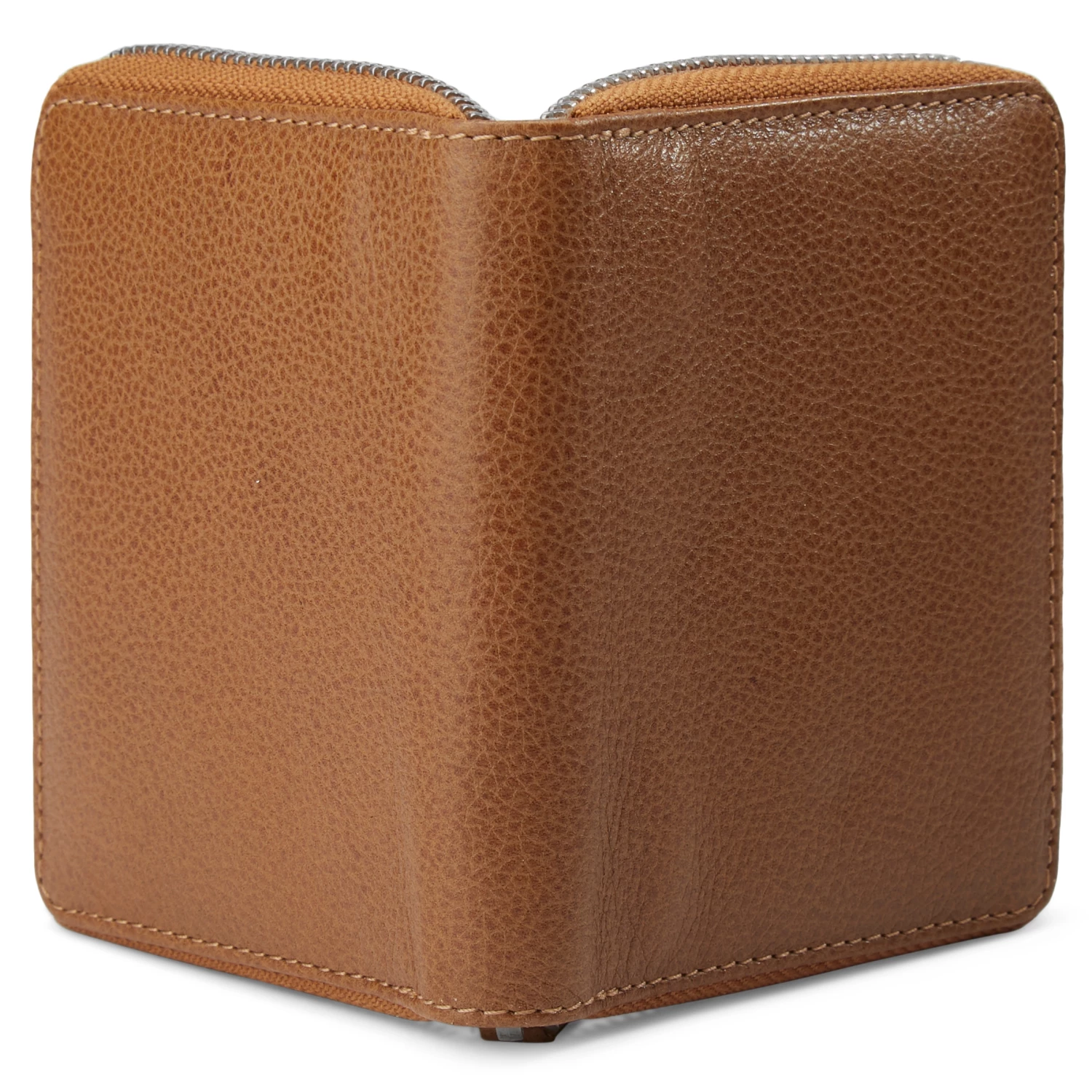 Lucleon Mini Tan Leather RFID-Blocking Wallet 3 Lucleon Mini Tan Leather RFID-Blocking Wallet - Image 3