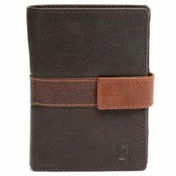 Lucleon Montreal | Executive Brown & Tan RFID Leather Wallet -MEN WALLETS store 4 2 7 10 scaled