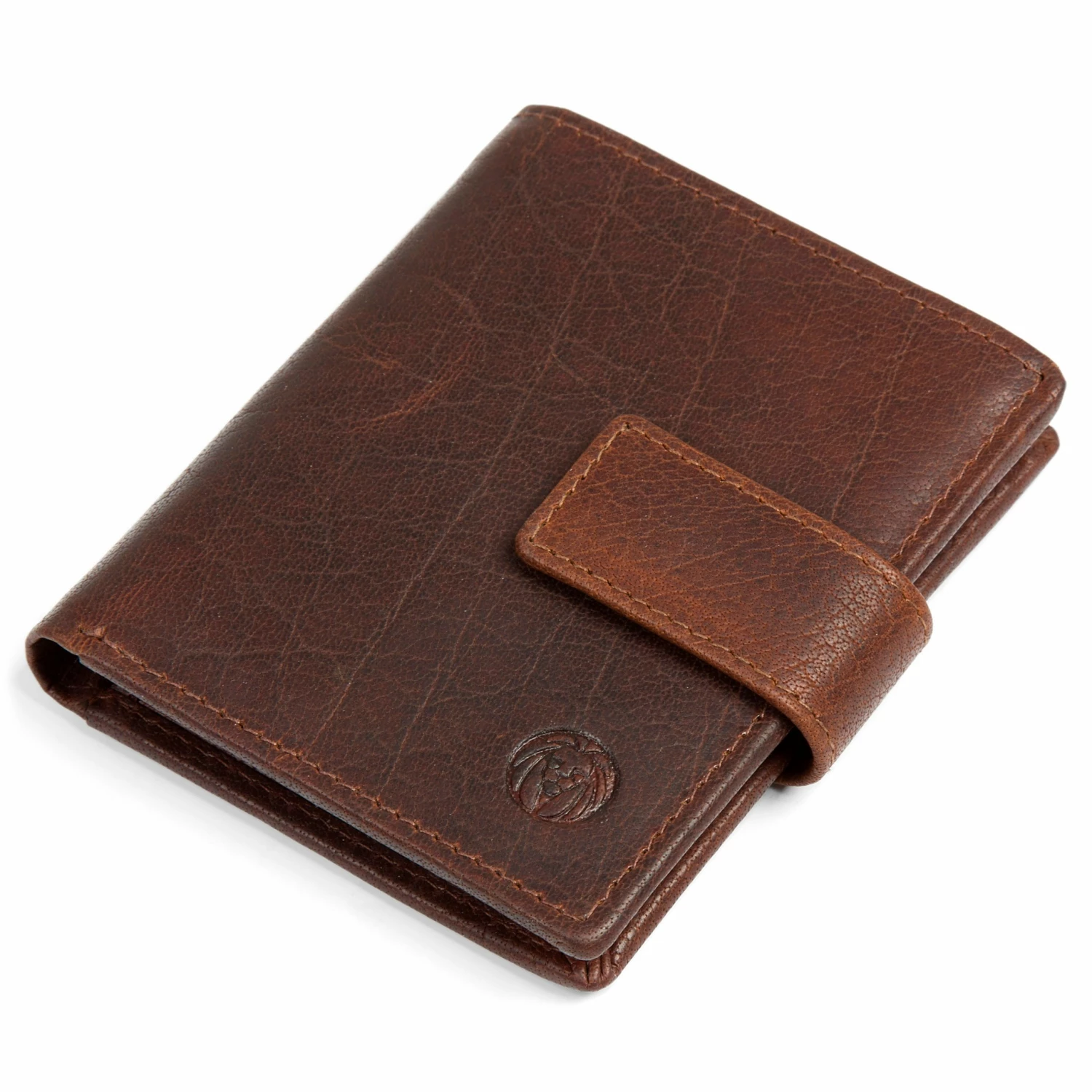 Lucleon Montreal | Compact Tan RFID Leather Wallet 4 Lucleon Montreal | Compact Tan RFID Leather Wallet - Image 4