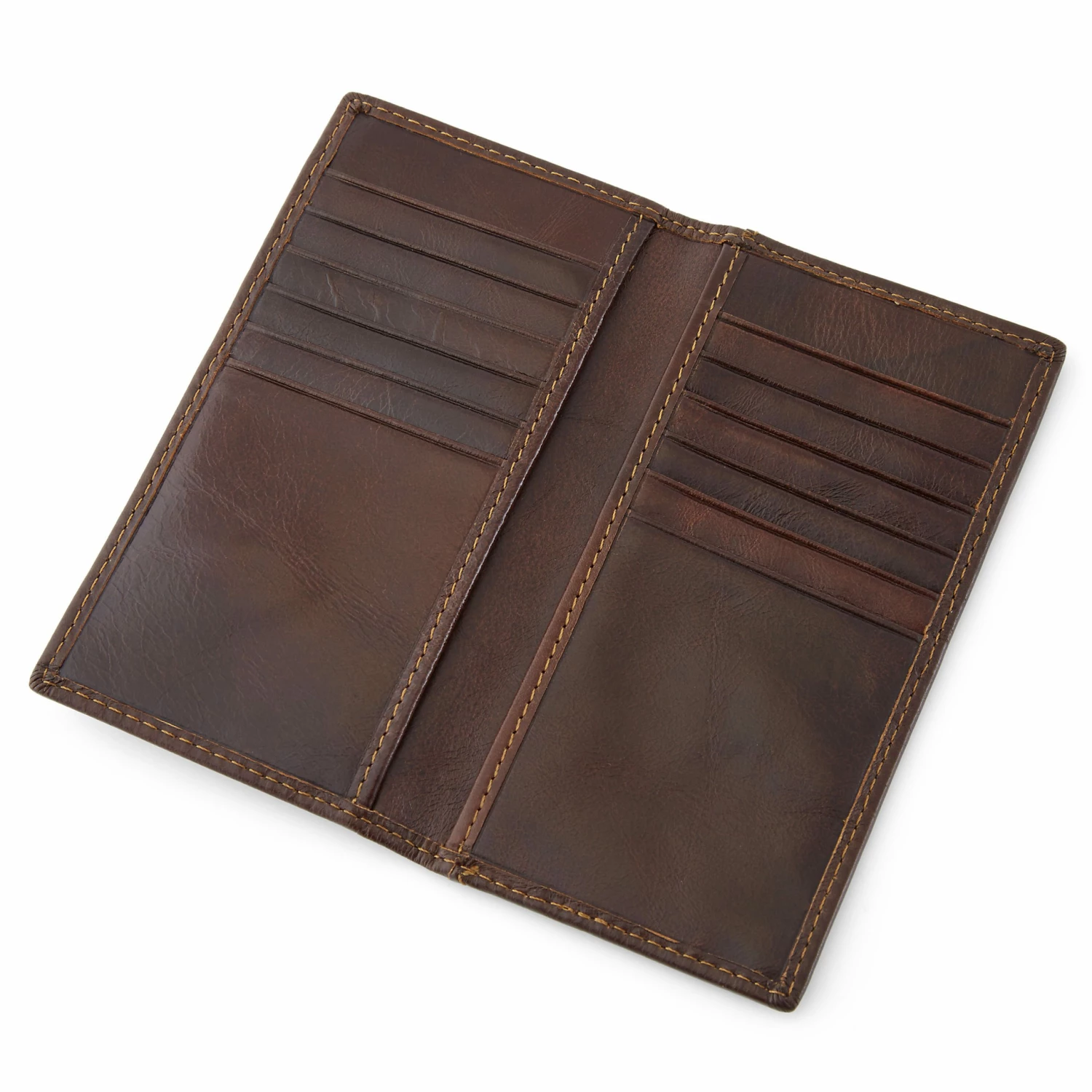 Collin Rowe Large Coffee Brown Leather RFID Card Holder 6 Collin Rowe Large Coffee Brown Leather RFID Card Holder - Image 6