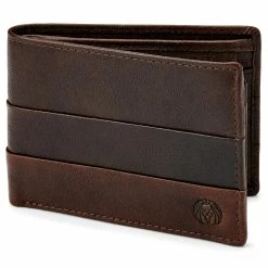 Lucleon Montreal | Brown Pleated Leather Wallet