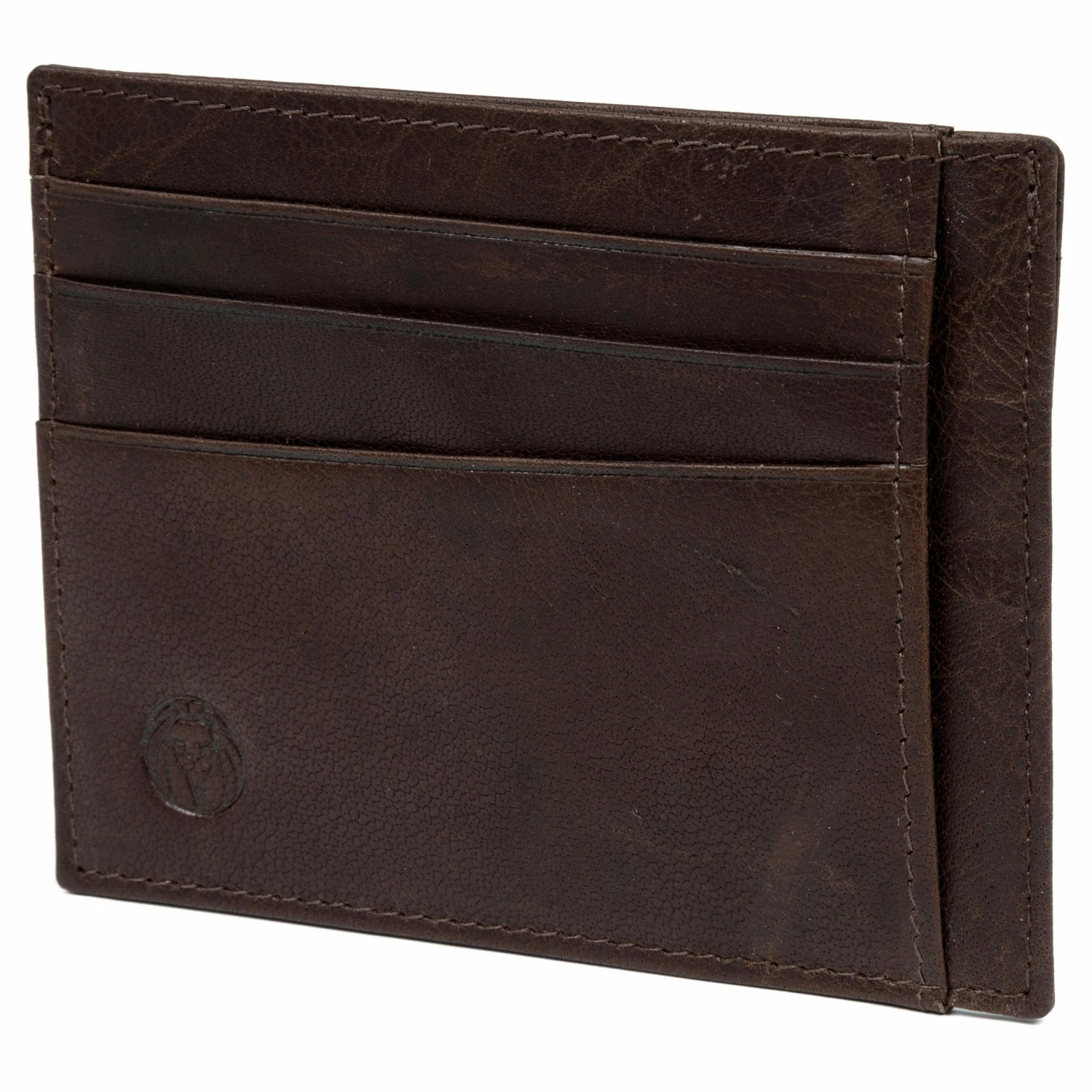 Lucleon Montreal | Brown RFID Leather Card Holder 2 Lucleon Montreal | Brown RFID Leather Card Holder - Image 2