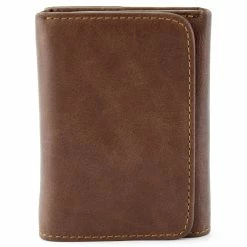 Collin Rowe Brown Trifold Multi RFID Leather Wallet -MEN WALLETS store 5 3 139 scaled