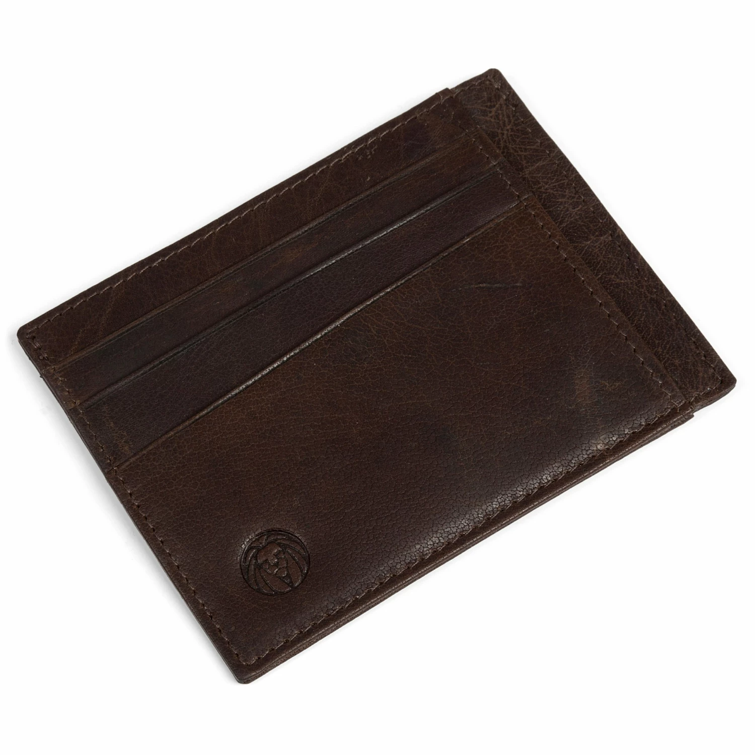Lucleon Montreal | Brown RFID Leather Card Holder 3 Lucleon Montreal | Brown RFID Leather Card Holder - Image 3