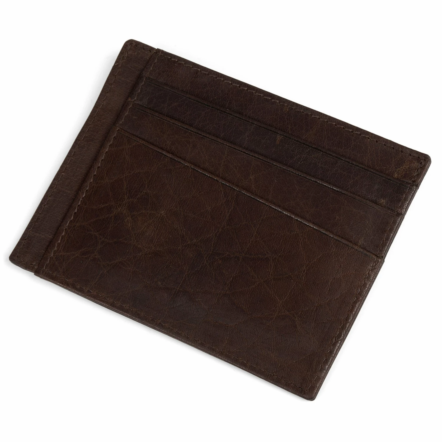 Lucleon Montreal | Brown RFID Leather Card Holder 4 Lucleon Montreal | Brown RFID Leather Card Holder - Image 4