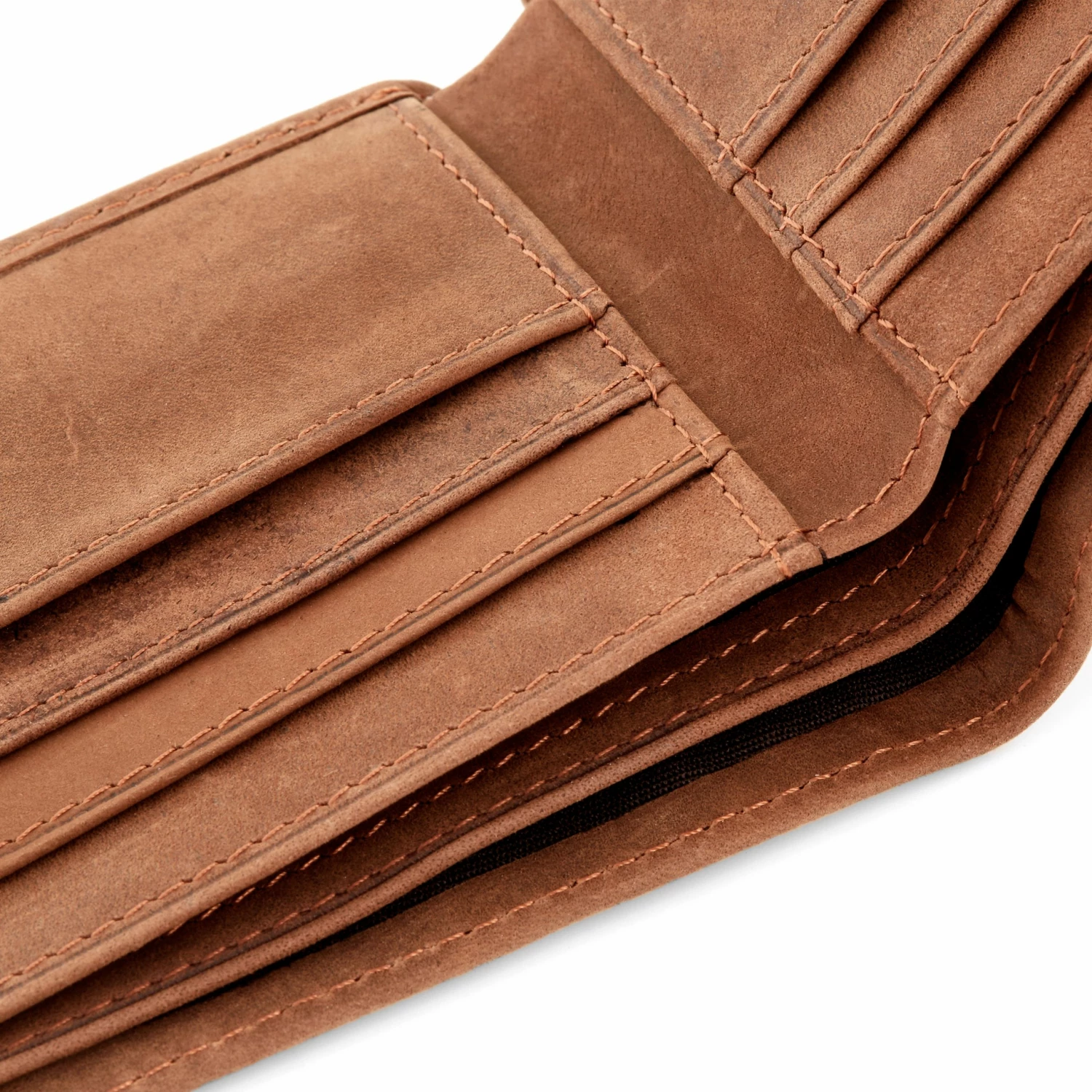 Collin Rowe Soft Brown Leather Wallet 5 Collin Rowe Soft Brown Leather Wallet - Image 5