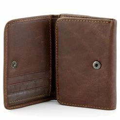 Collin Rowe Brown Trifold Multi RFID Leather Wallet -MEN WALLETS store 5 5 56 scaled