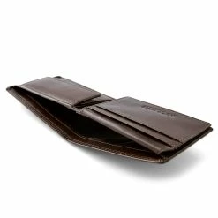 Lucleon Small Brown Leather Wallet With RFID Blocker -MEN WALLETS store 5 6 20