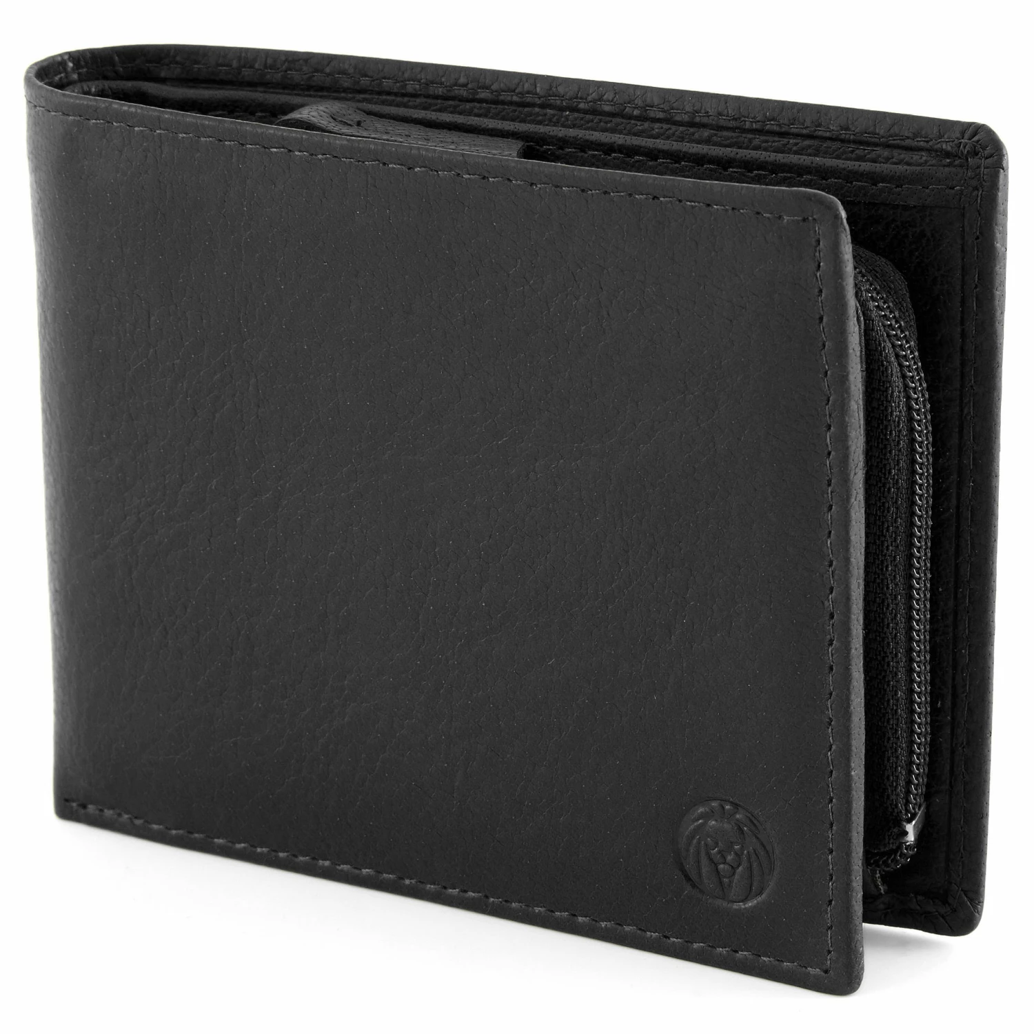Lucleon California | Black Inside Zip Leather Wallet 1 Lucleon California | Black Inside Zip Leather Wallet