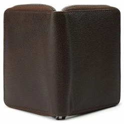Lucleon Mini Dark-Brown Leather RFID-Blocking Wallet -MEN WALLETS store 6 2 686a7c3cf6548a2f8c402f5b48fcb63b