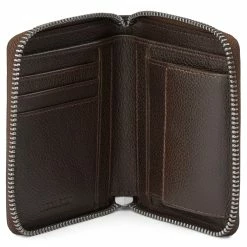 Lucleon Mini Dark-Brown Leather RFID-Blocking Wallet -MEN WALLETS store 6 3 06b98d912af6c4d68d36ac497e9dfa27